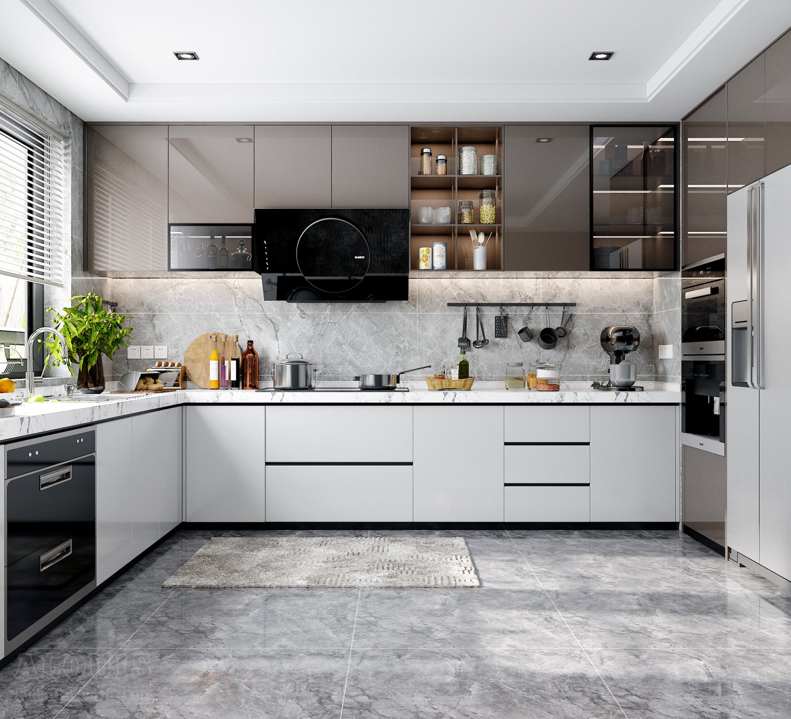 Tủ bếp đẹp GIA TRƯỜNG AN chuyên thi công tủ bếp đẹp