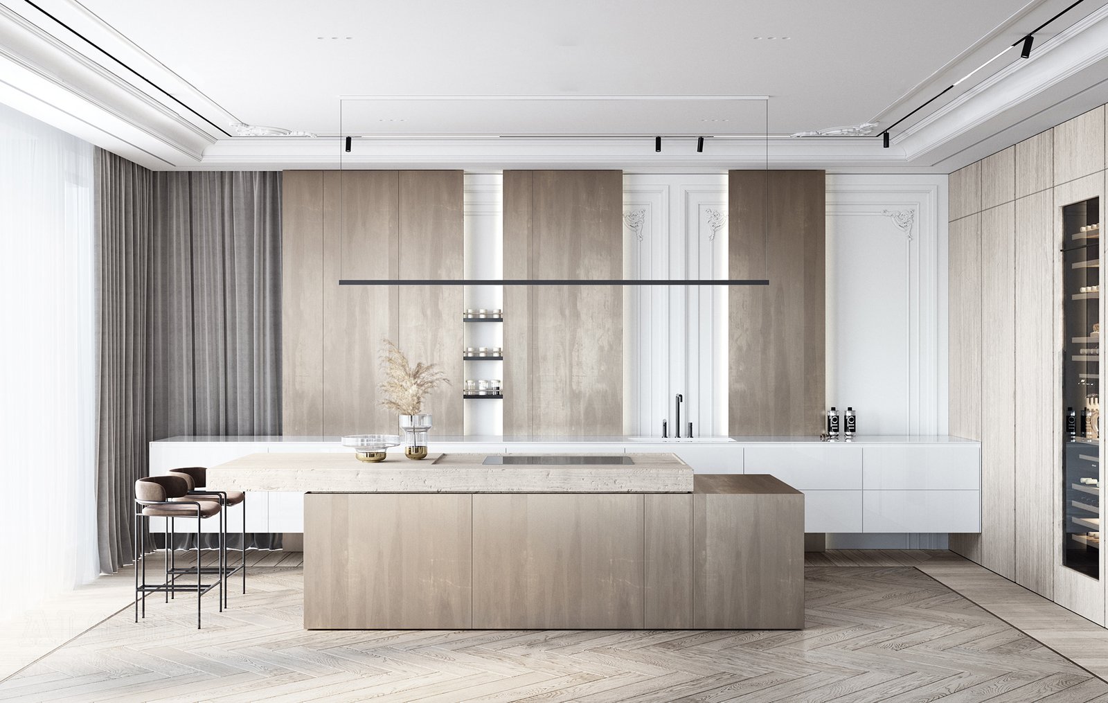 Tủ bếp đẹp GIA TRƯỜNG AN chuyên thi công tủ bếp đẹp