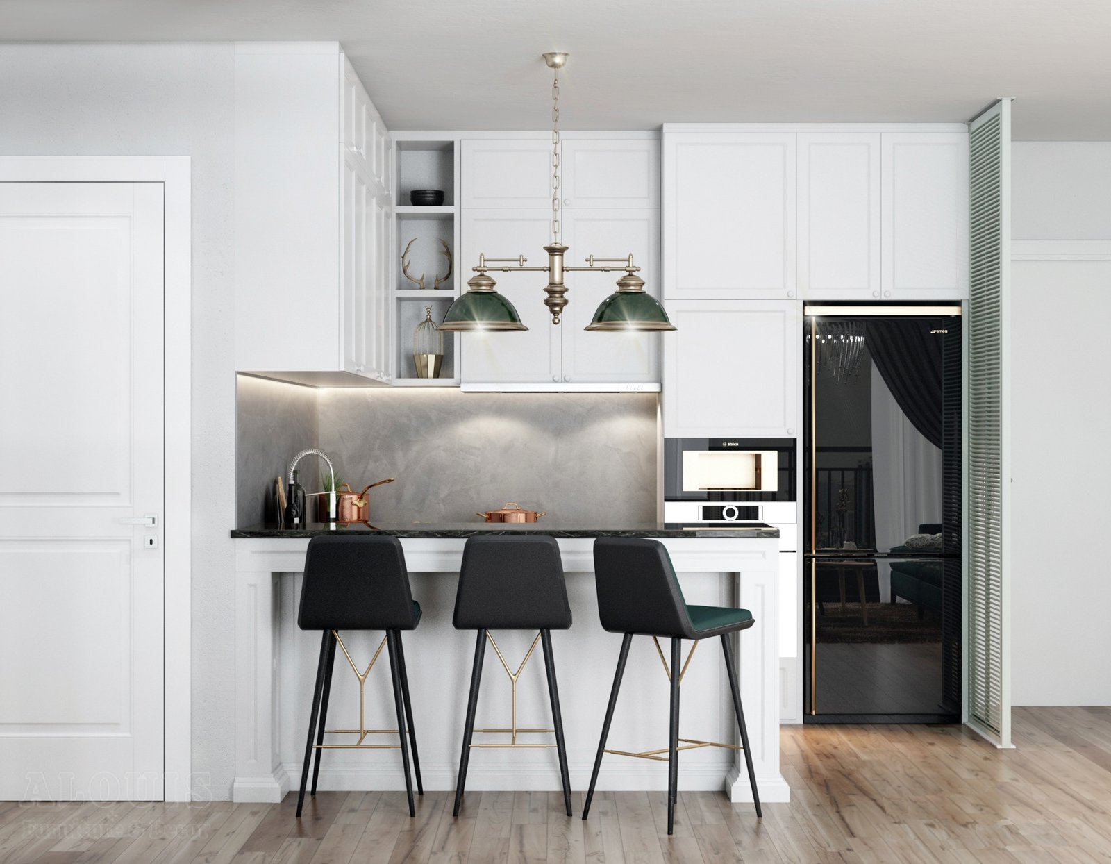 Tủ bếp đẹp GIA TRƯỜNG AN chuyên thi công tủ bếp đẹp