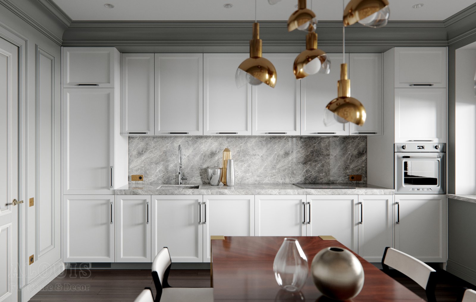 Tủ bếp đẹp GIA TRƯỜNG AN chuyên thi công tủ bếp đẹp