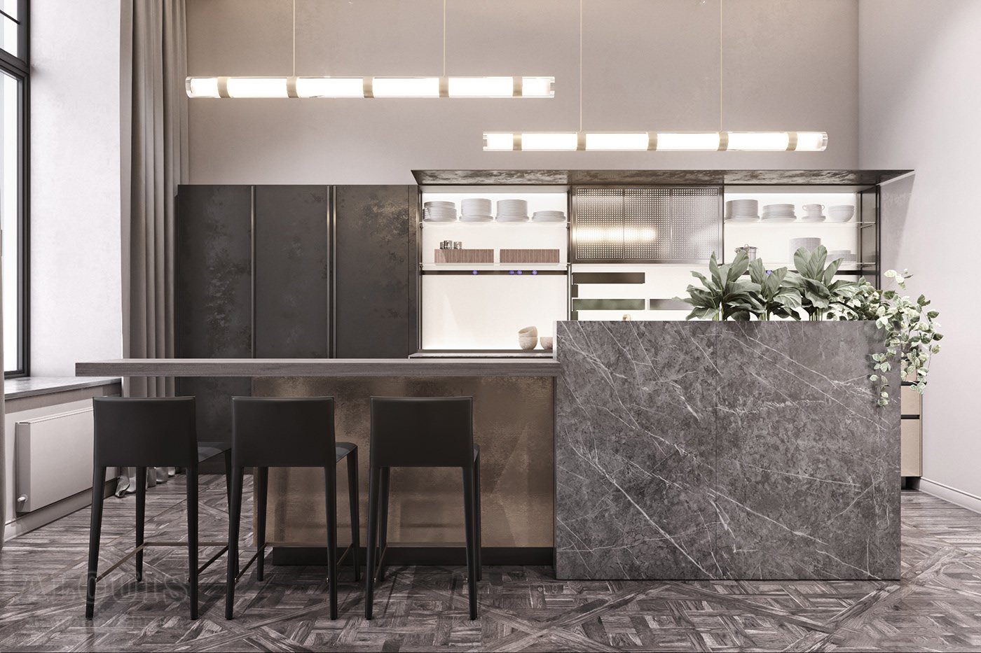 Tủ bếp đẹp GIA TRƯỜNG AN chuyên thi công tủ bếp đẹp