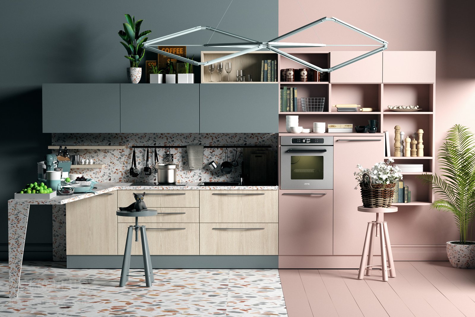 Tủ bếp đẹp GIA TRƯỜNG AN chuyên thi công tủ bếp đẹp