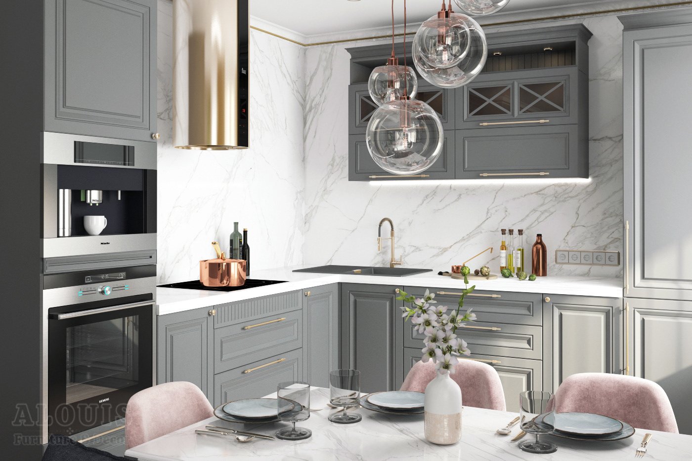 Tủ bếp đẹp GIA TRƯỜNG AN chuyên thi công tủ bếp đẹp