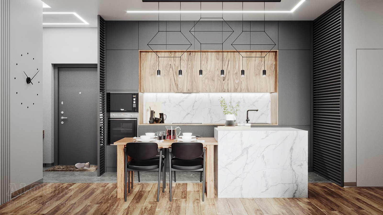 Tủ bếp đẹp GIA TRƯỜNG AN chuyên thi công tủ bếp đẹp