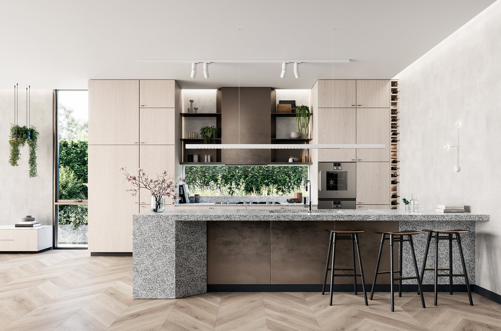 Tủ bếp đẹp GIA TRƯỜNG AN chuyên thi công tủ bếp đẹp