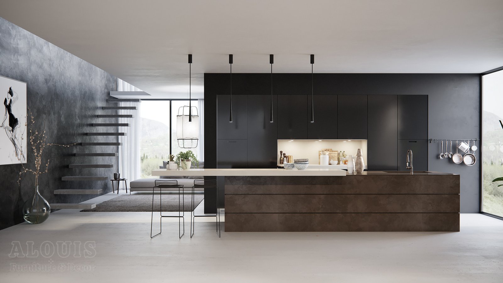 Tủ bếp đẹp GIA TRƯỜNG AN chuyên thi công tủ bếp đẹp