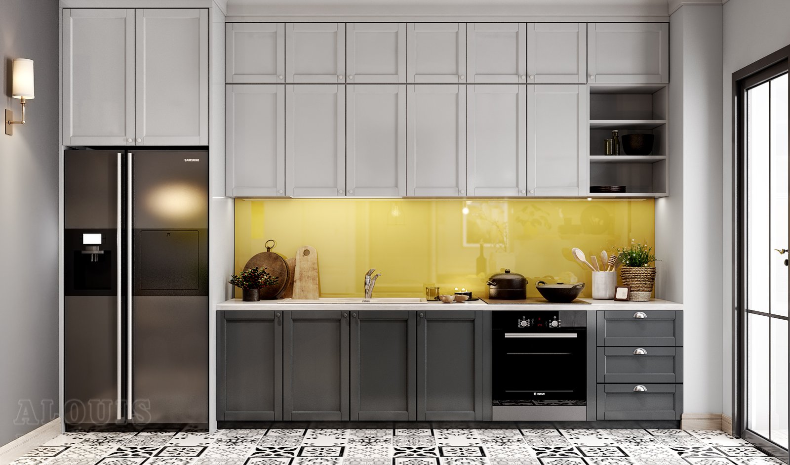 Tủ bếp đẹp GIA TRƯỜNG AN chuyên thi công tủ bếp đẹp