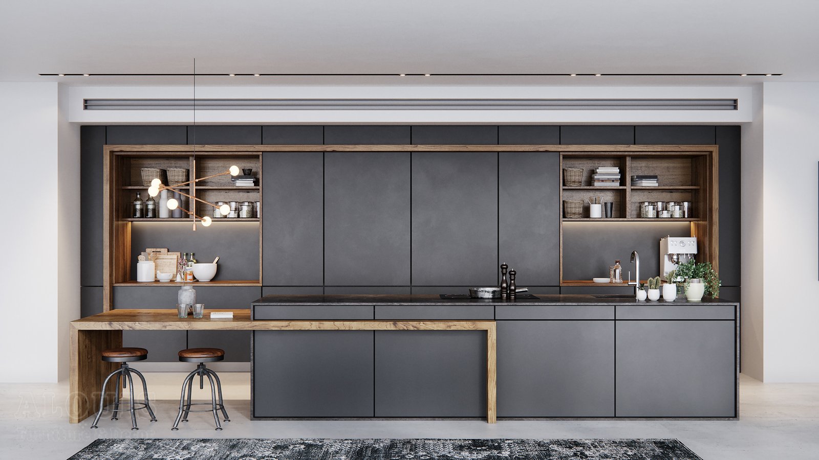 Tủ bếp đẹp GIA TRƯỜNG AN chuyên thi công tủ bếp đẹp