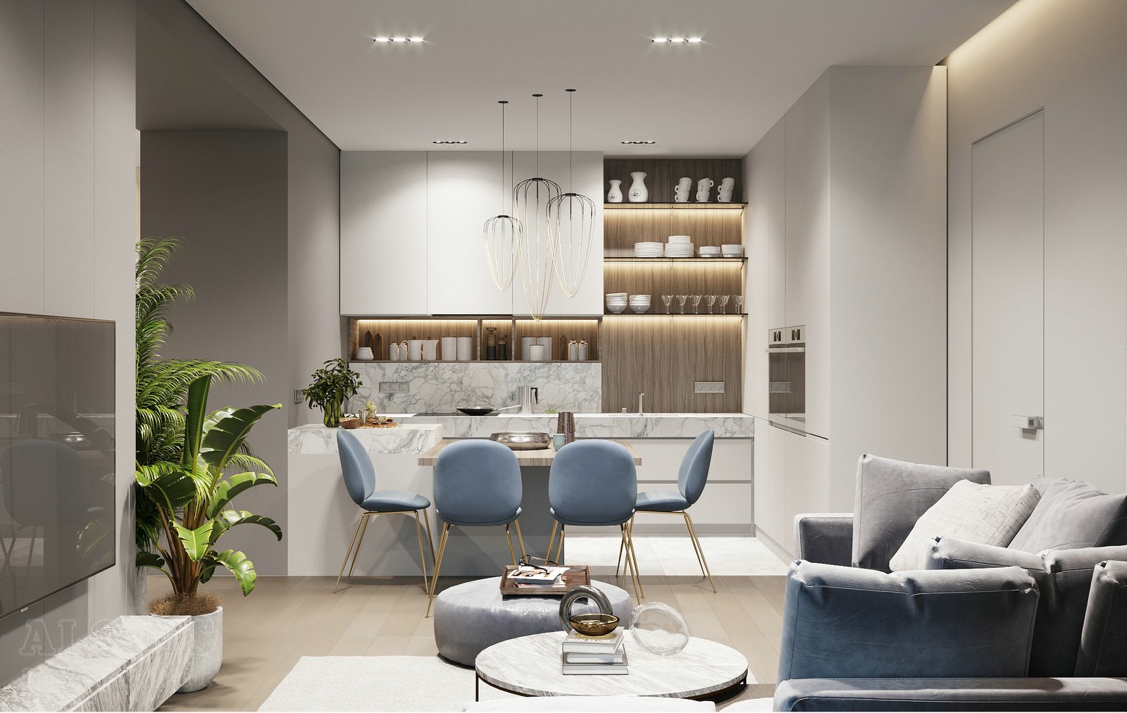 Tủ bếp đẹp GIA TRƯỜNG AN chuyên thi công tủ bếp đẹp