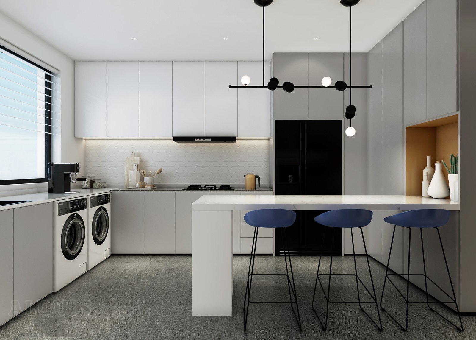 Tủ bếp đẹp GIA TRƯỜNG AN chuyên thi công tủ bếp đẹp