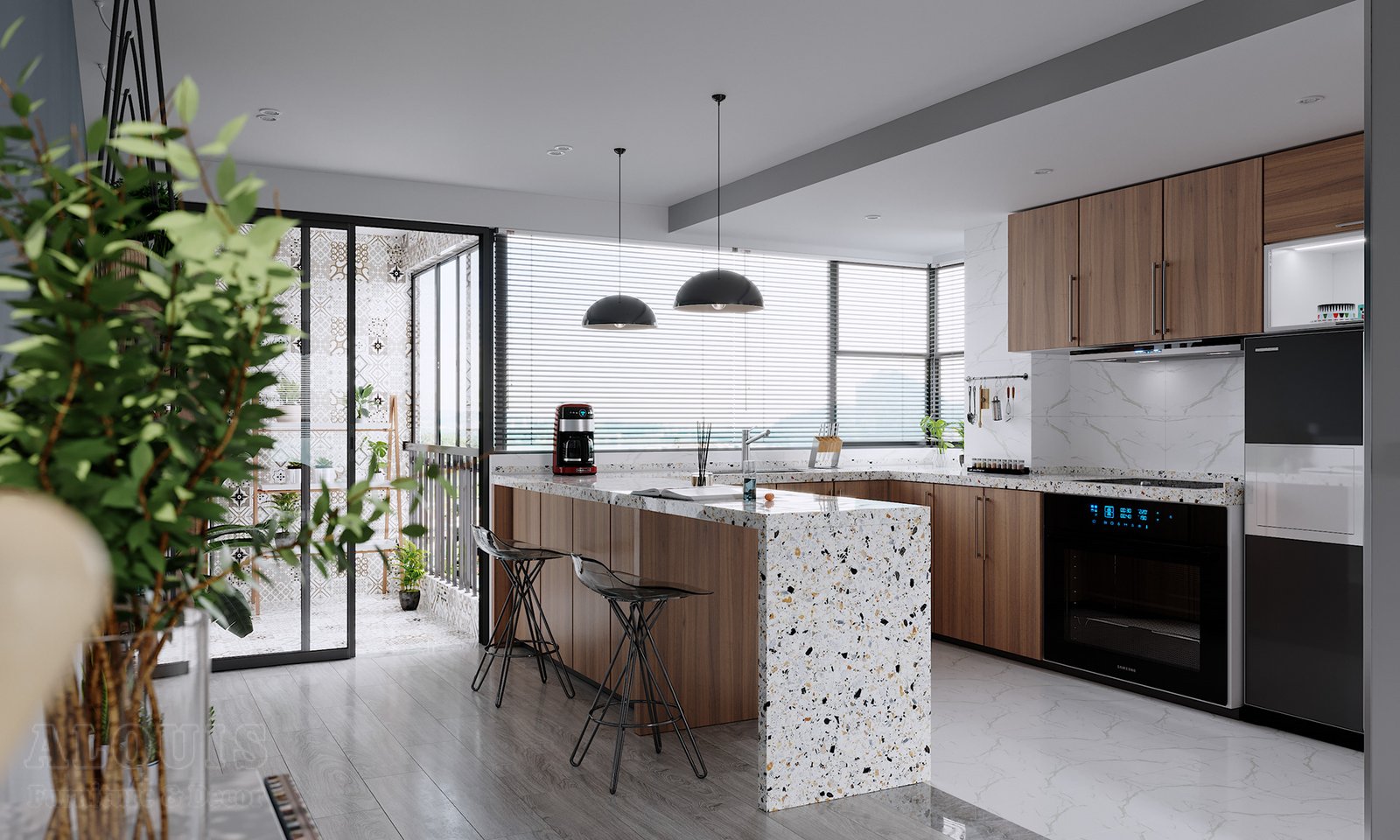 Tủ bếp đẹp GIA TRƯỜNG AN chuyên thi công tủ bếp đẹp