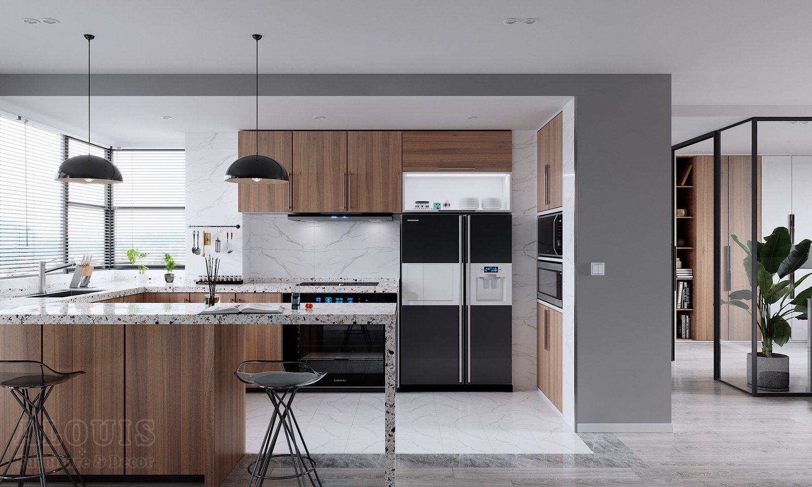 Tủ bếp đẹp GIA TRƯỜNG AN chuyên thi công tủ bếp đẹp