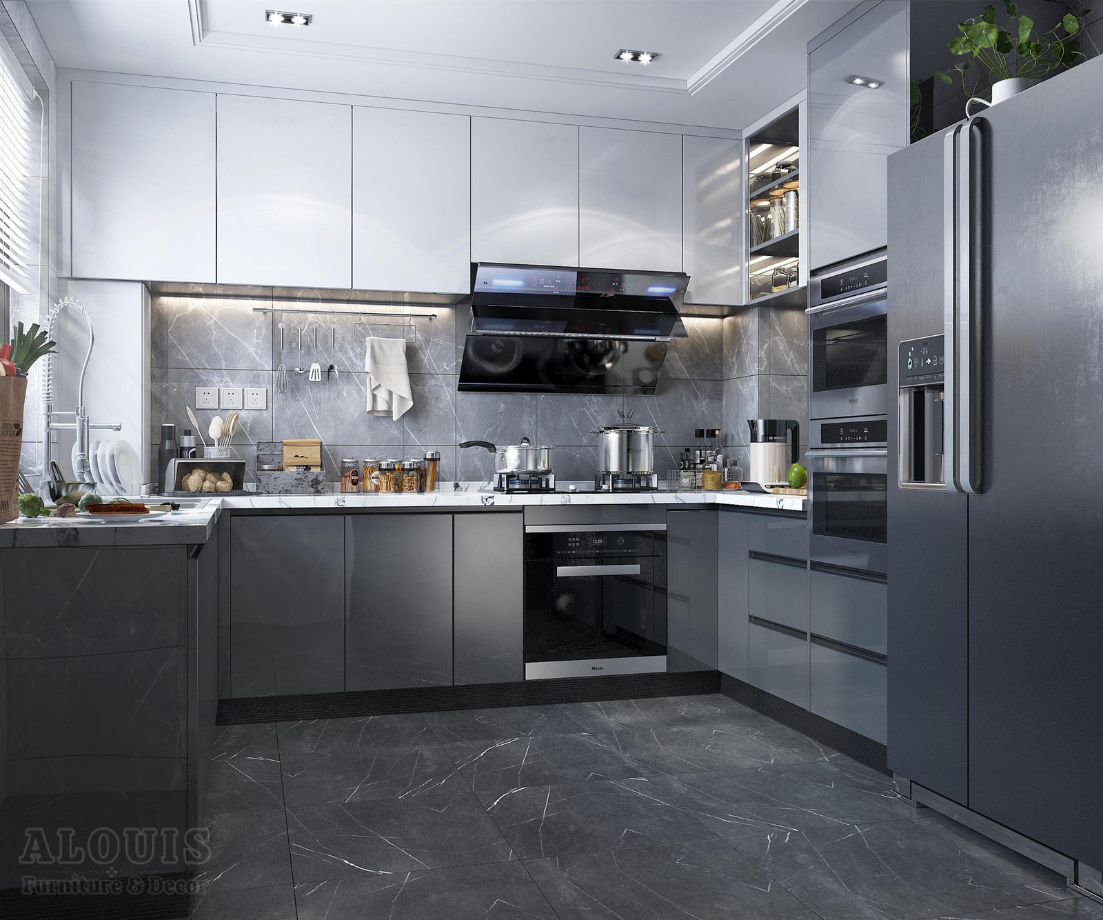 Tủ bếp đẹp GIA TRƯỜNG AN chuyên thi công tủ bếp đẹp