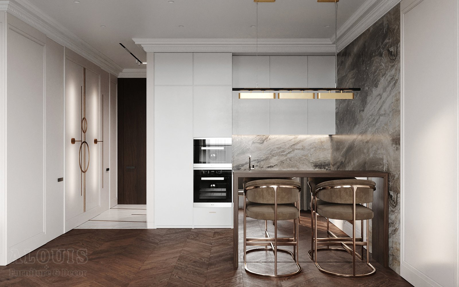 Tủ bếp đẹp GIA TRƯỜNG AN chuyên thi công tủ bếp đẹp