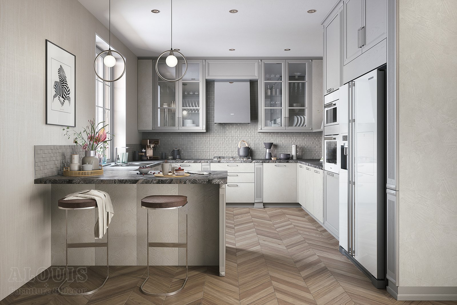 Tủ bếp đẹp GIA TRƯỜNG AN chuyên thi công tủ bếp đẹp