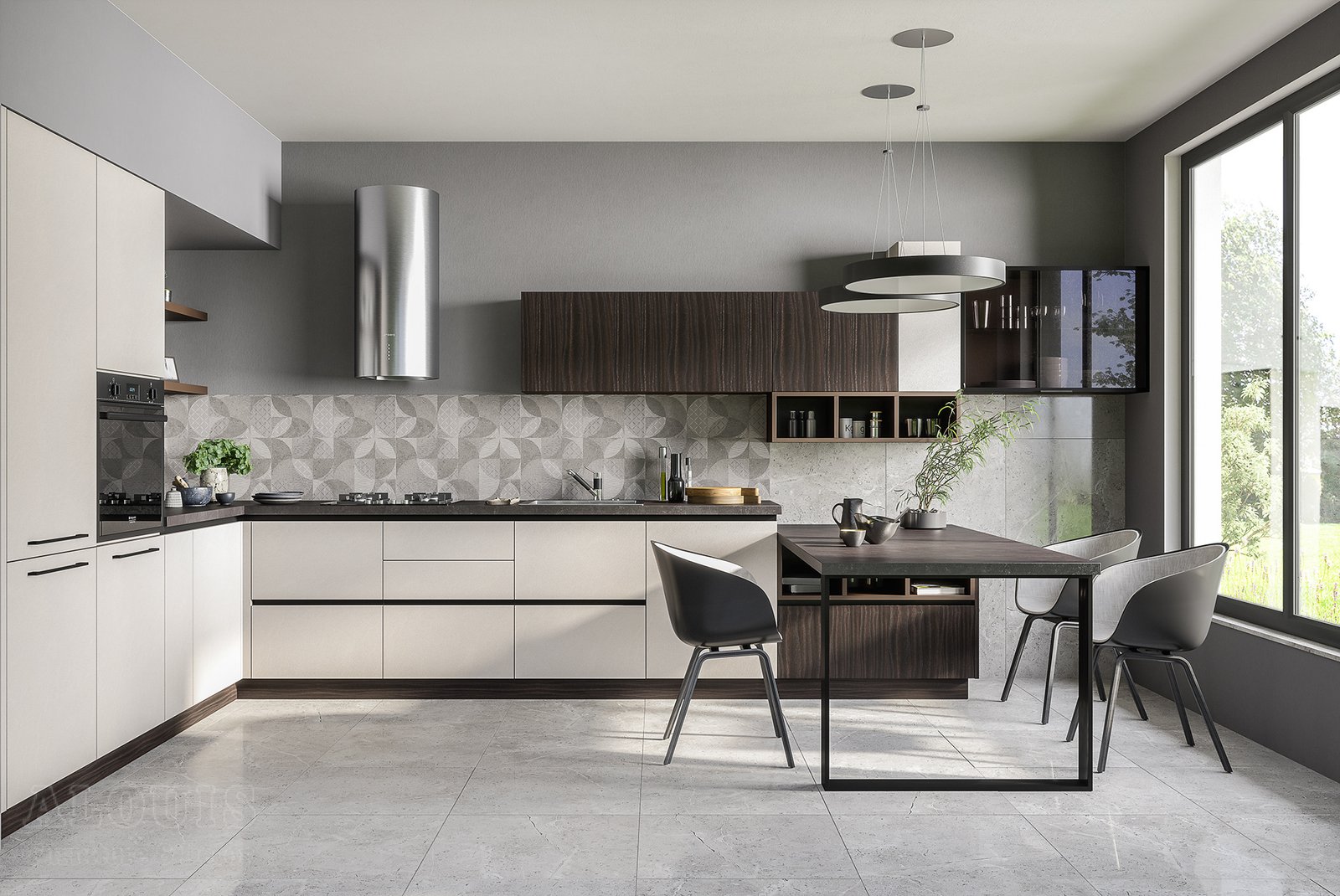 Tủ bếp đẹp GIA TRƯỜNG AN chuyên thi công tủ bếp đẹp