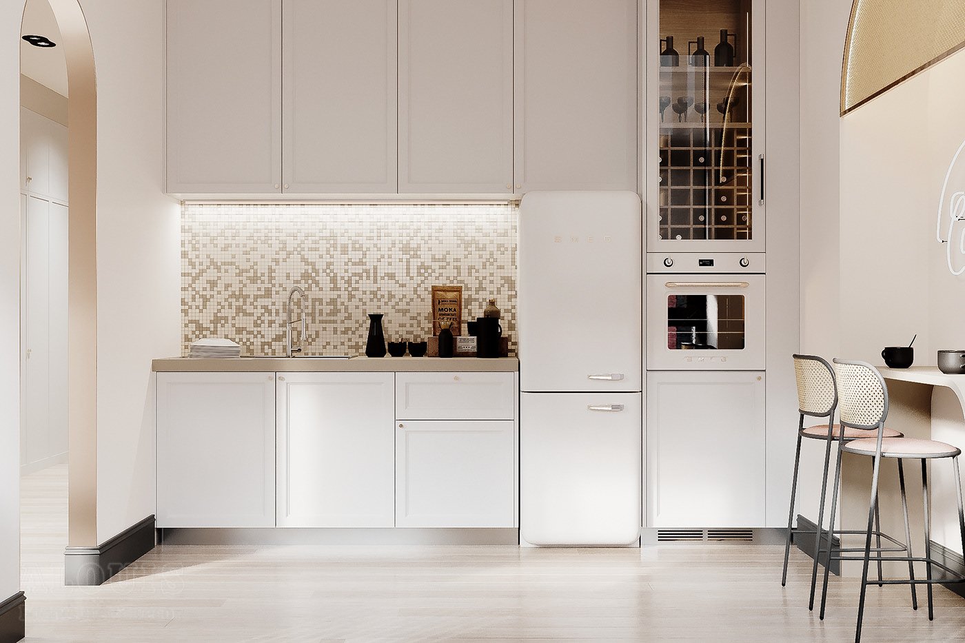 Tủ bếp đẹp GIA TRƯỜNG AN chuyên thi công tủ bếp đẹp