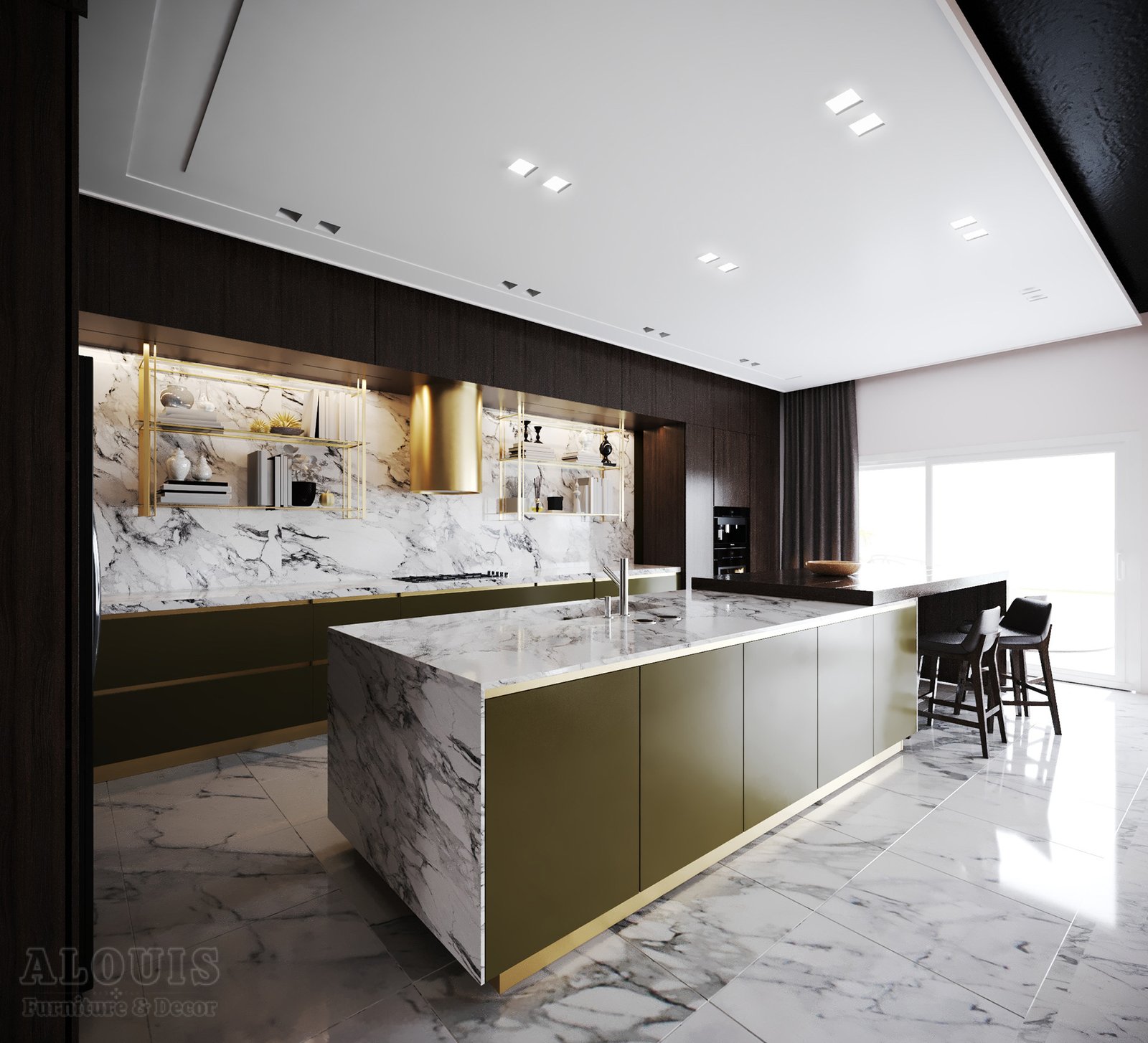 Tủ bếp đẹp GIA TRƯỜNG AN chuyên thi công tủ bếp đẹp