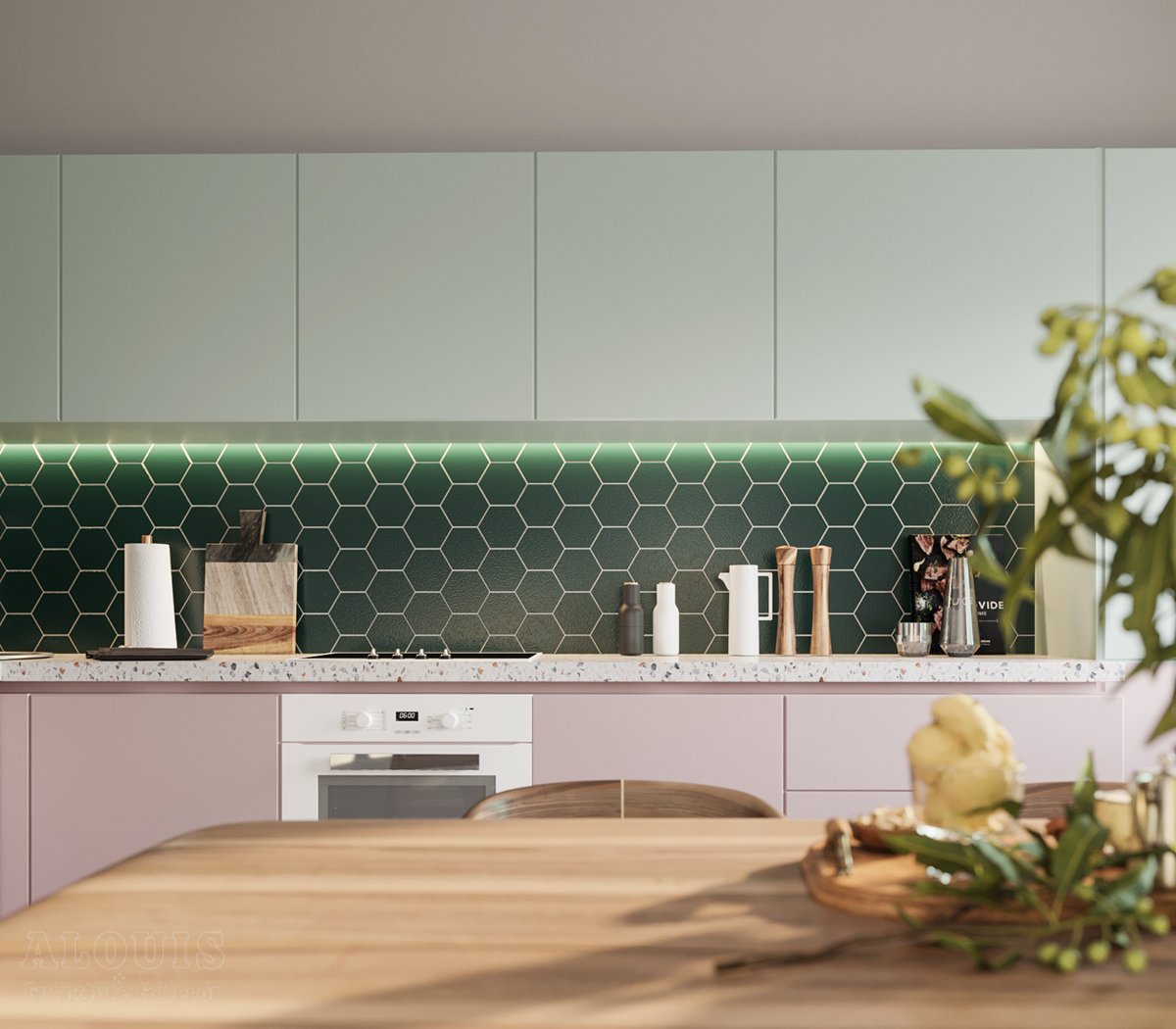 Tủ bếp đẹp GIA TRƯỜNG AN chuyên thi công tủ bếp đẹp