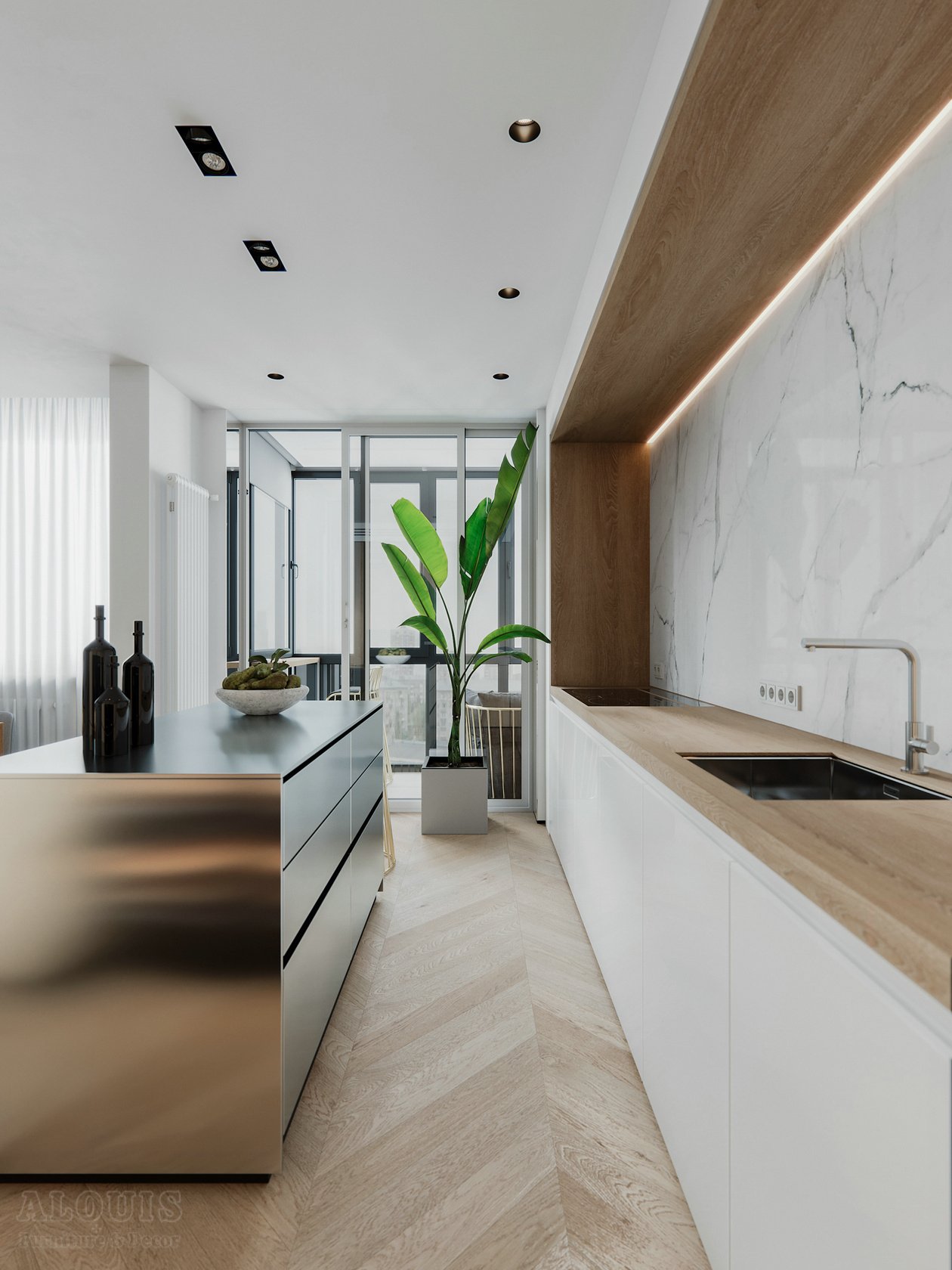 Tủ bếp đẹp GIA TRƯỜNG AN chuyên thi công tủ bếp đẹp