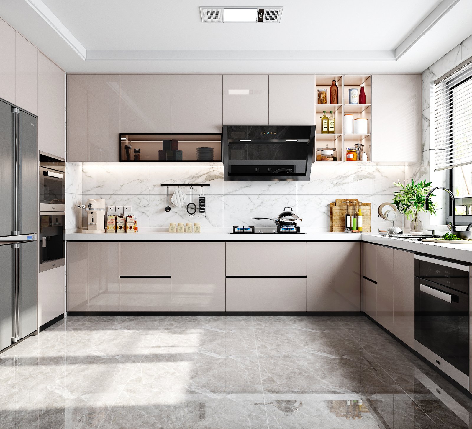 Tủ bếp đẹp GIA TRƯỜNG AN chuyên thi công tủ bếp đẹp