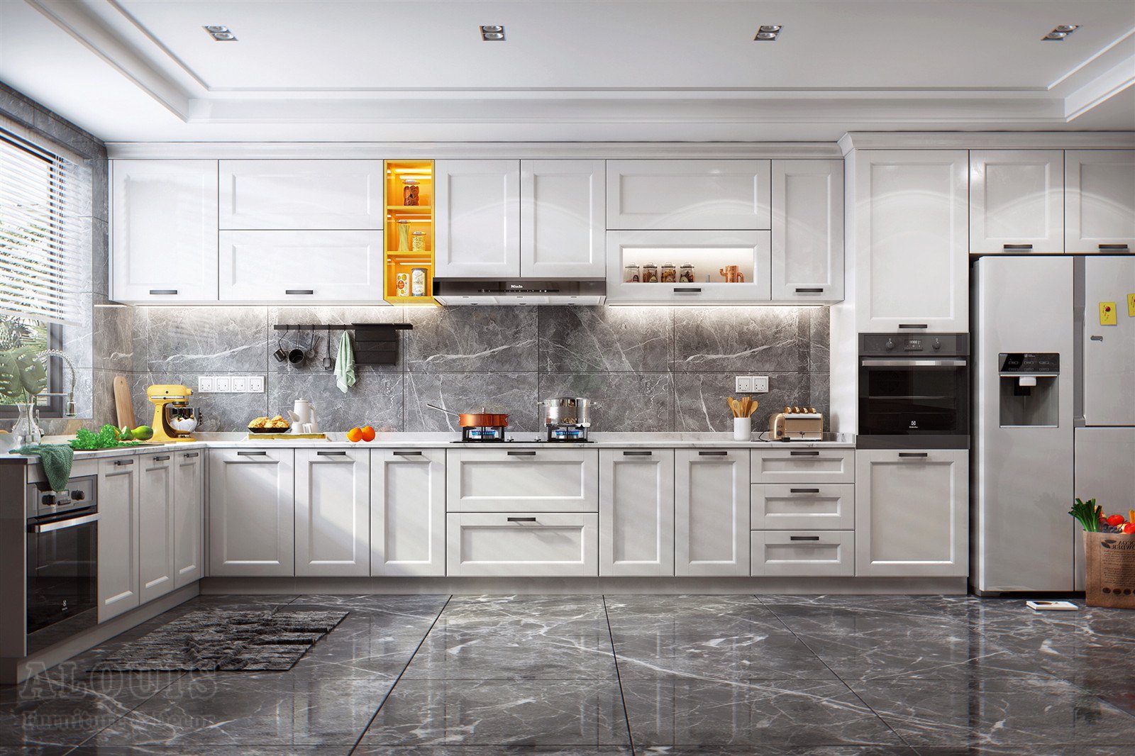 Tủ bếp đẹp GIA TRƯỜNG AN chuyên thi công tủ bếp đẹp