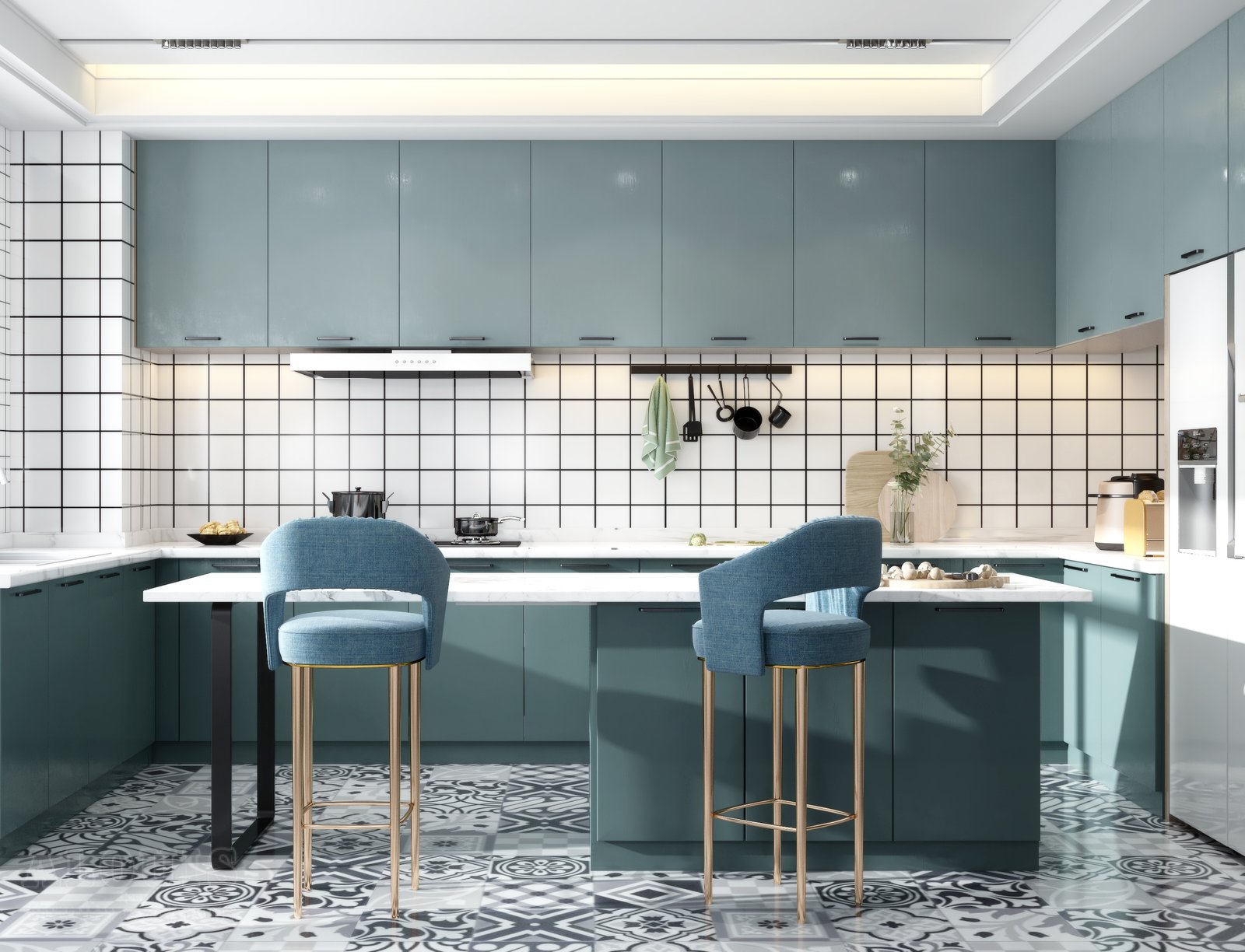 Tủ bếp đẹp GIA TRƯỜNG AN chuyên thi công tủ bếp đẹp