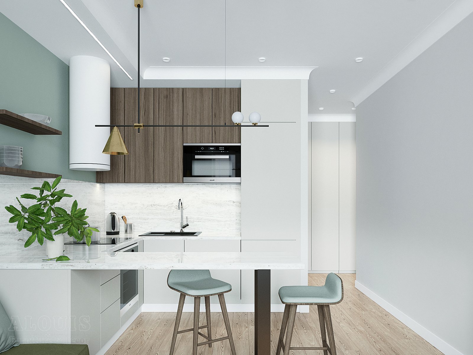 Tủ bếp đẹp GIA TRƯỜNG AN chuyên thi công tủ bếp đẹp