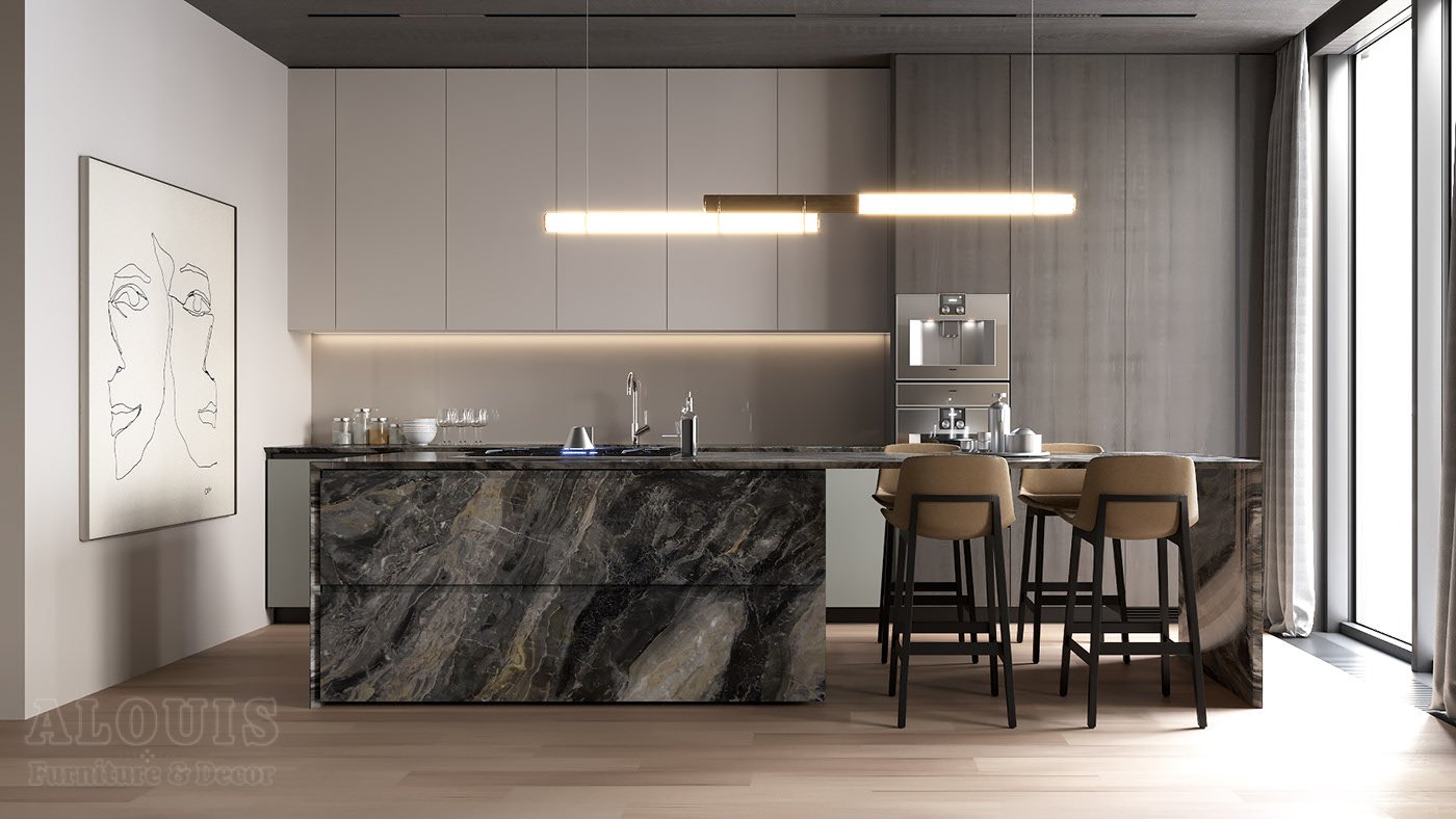 Tủ bếp đẹp GIA TRƯỜNG AN chuyên thi công tủ bếp đẹp