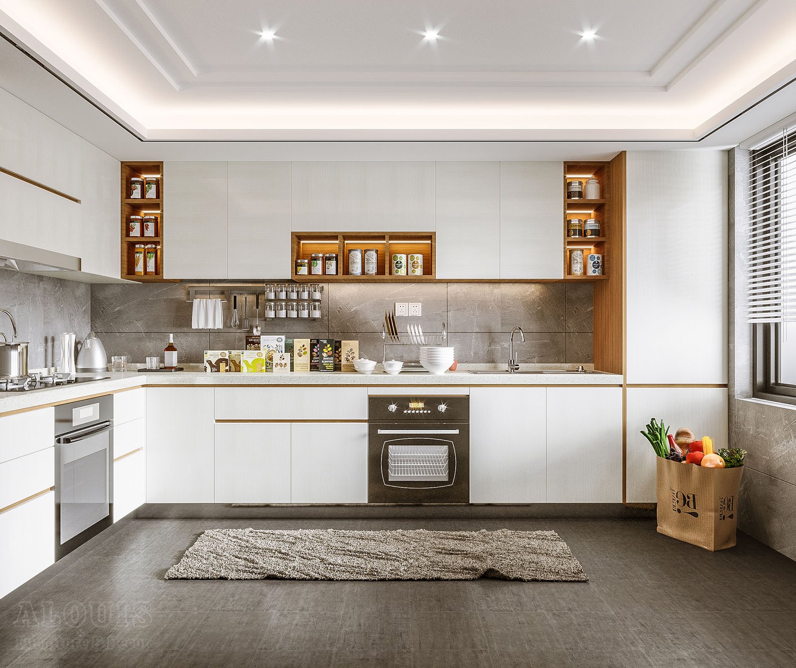 Tủ bếp đẹp GIA TRƯỜNG AN chuyên thi công tủ bếp đẹp