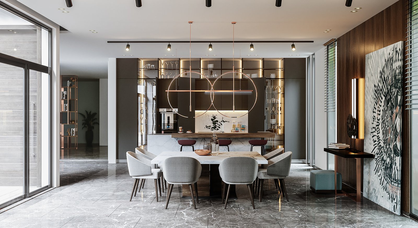 Tủ bếp đẹp GIA TRƯỜNG AN chuyên thi công tủ bếp đẹp