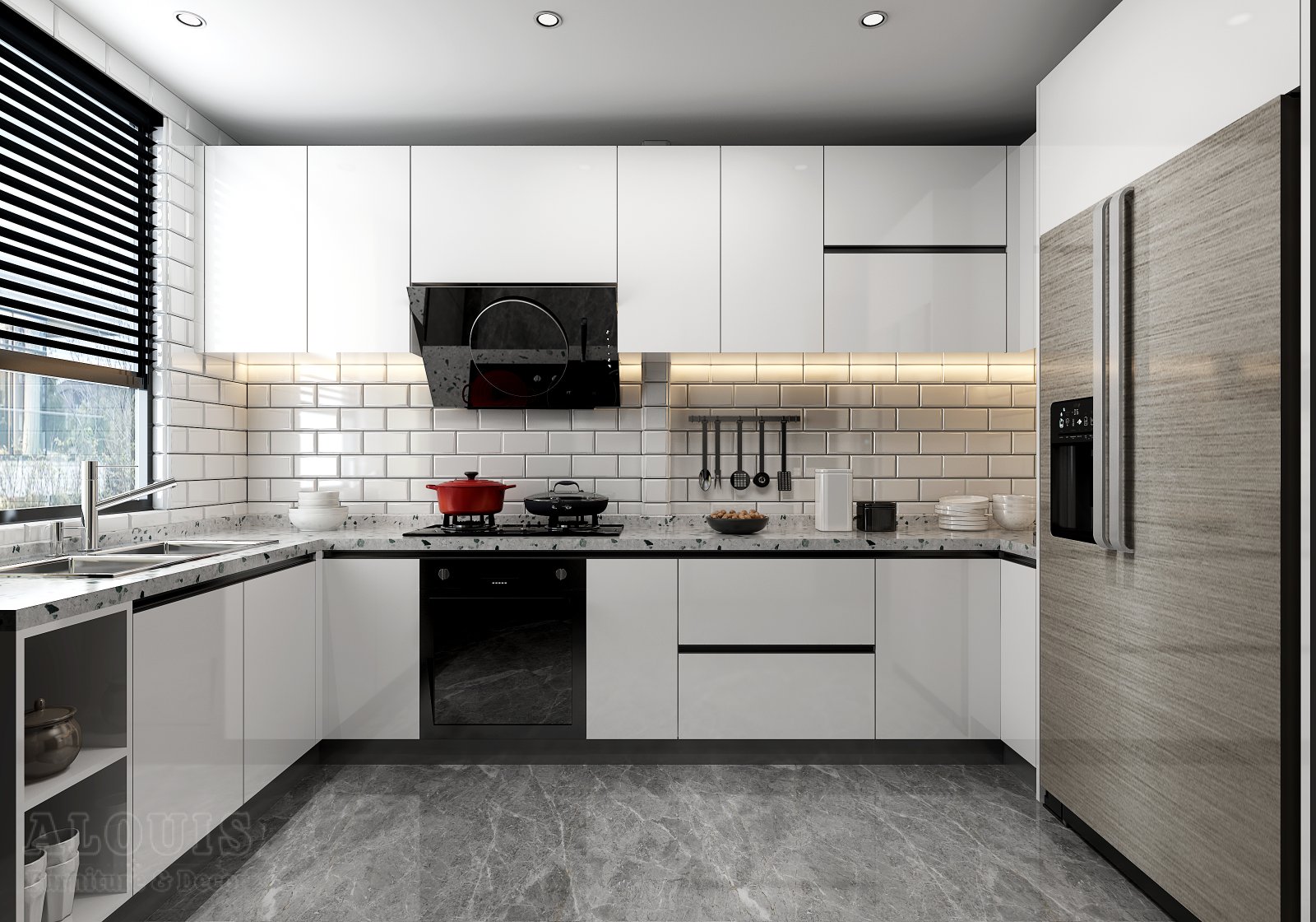 Tủ bếp đẹp GIA TRƯỜNG AN chuyên thi công tủ bếp đẹp