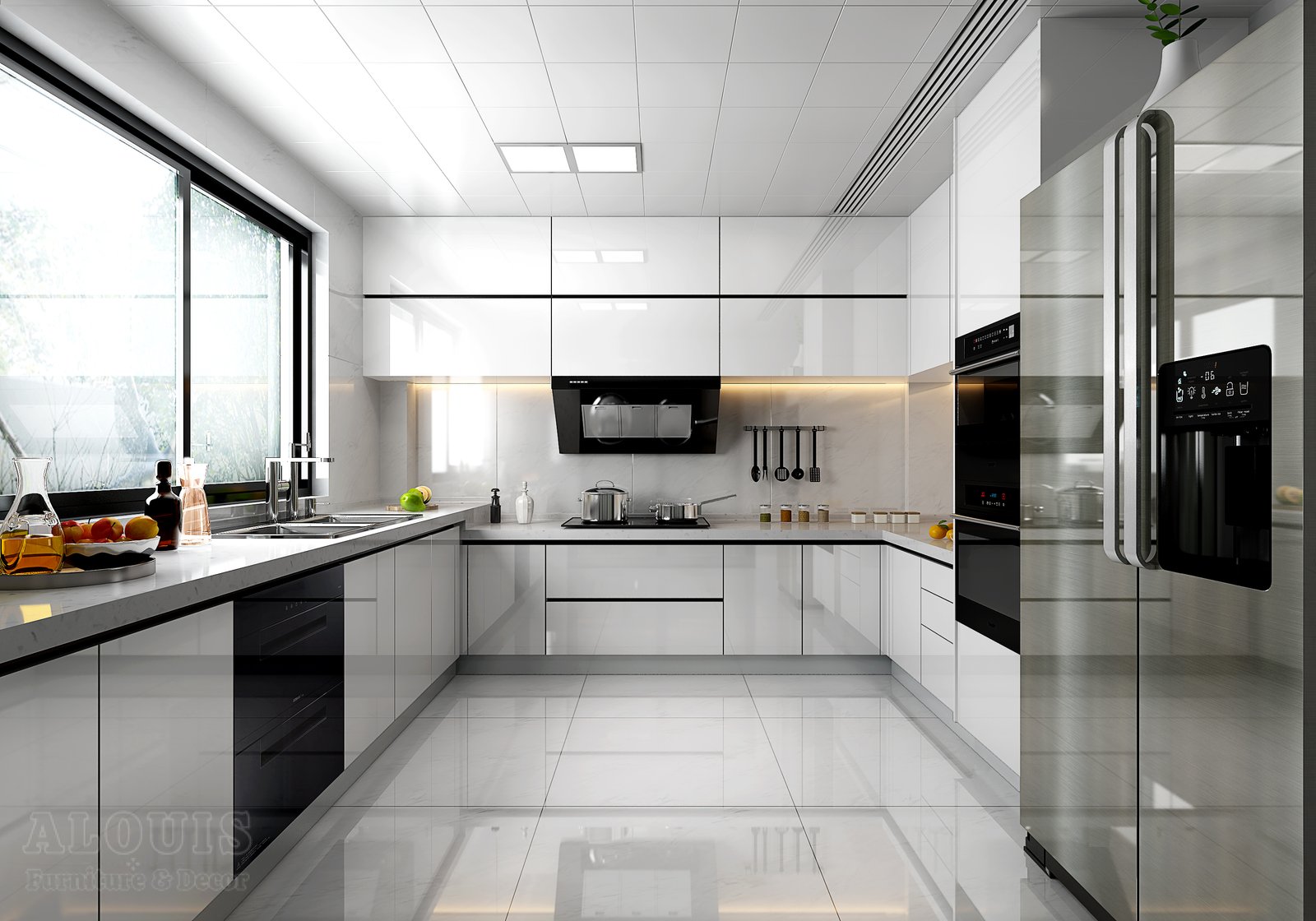 Tủ bếp đẹp GIA TRƯỜNG AN chuyên thi công tủ bếp đẹp