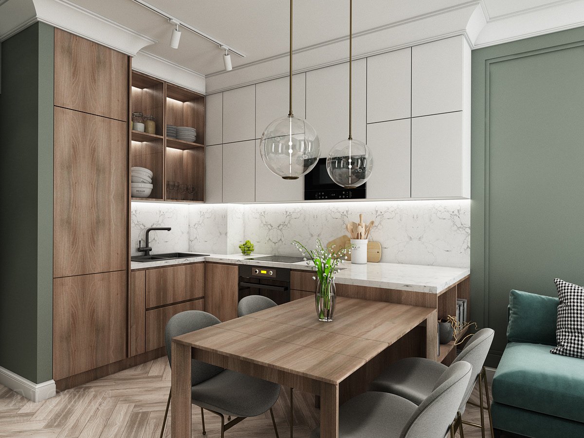 Tủ bếp đẹp GIA TRƯỜNG AN chuyên thi công tủ bếp đẹp