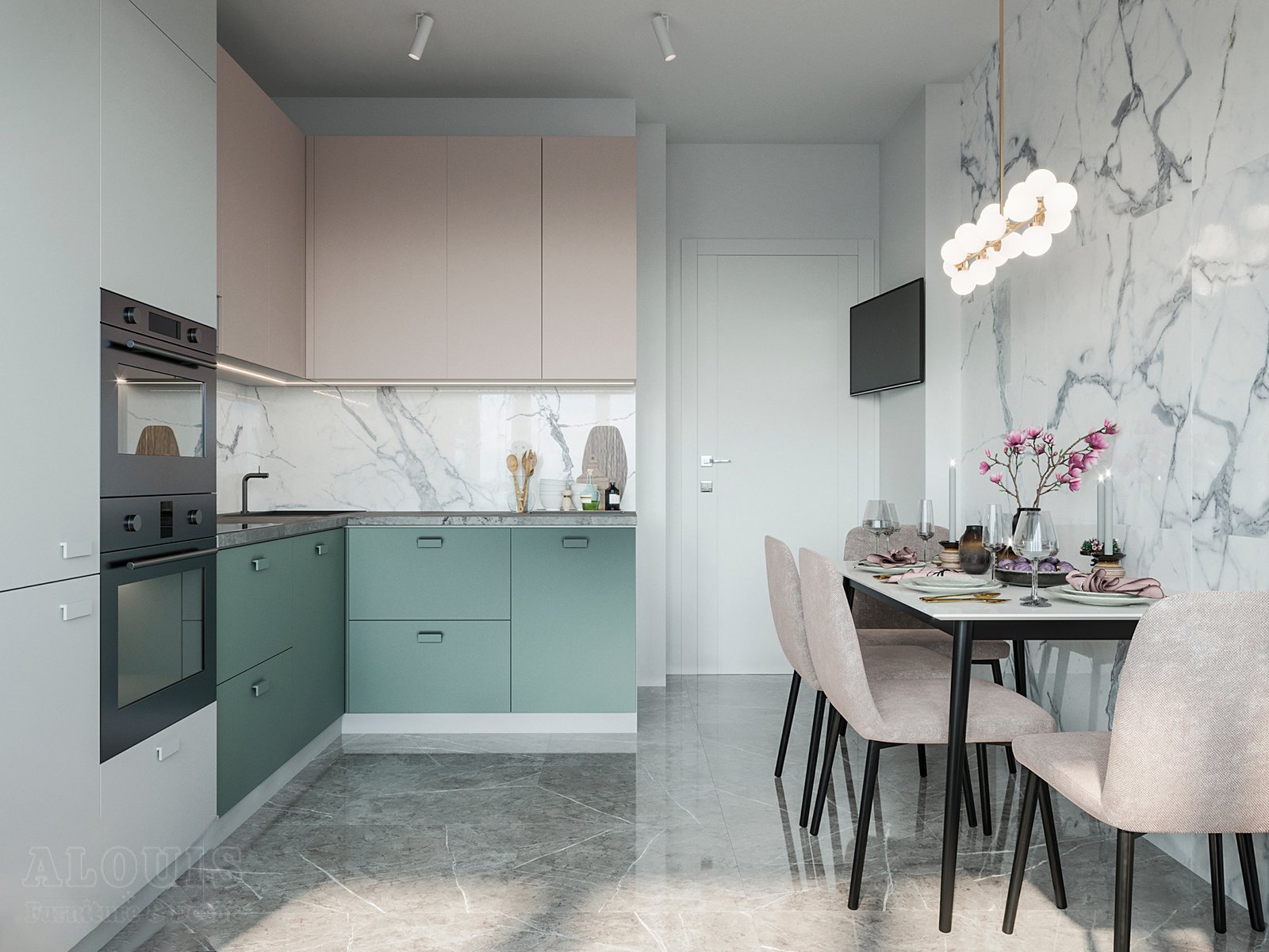 Tủ bếp đẹp GIA TRƯỜNG AN chuyên thi công tủ bếp đẹp