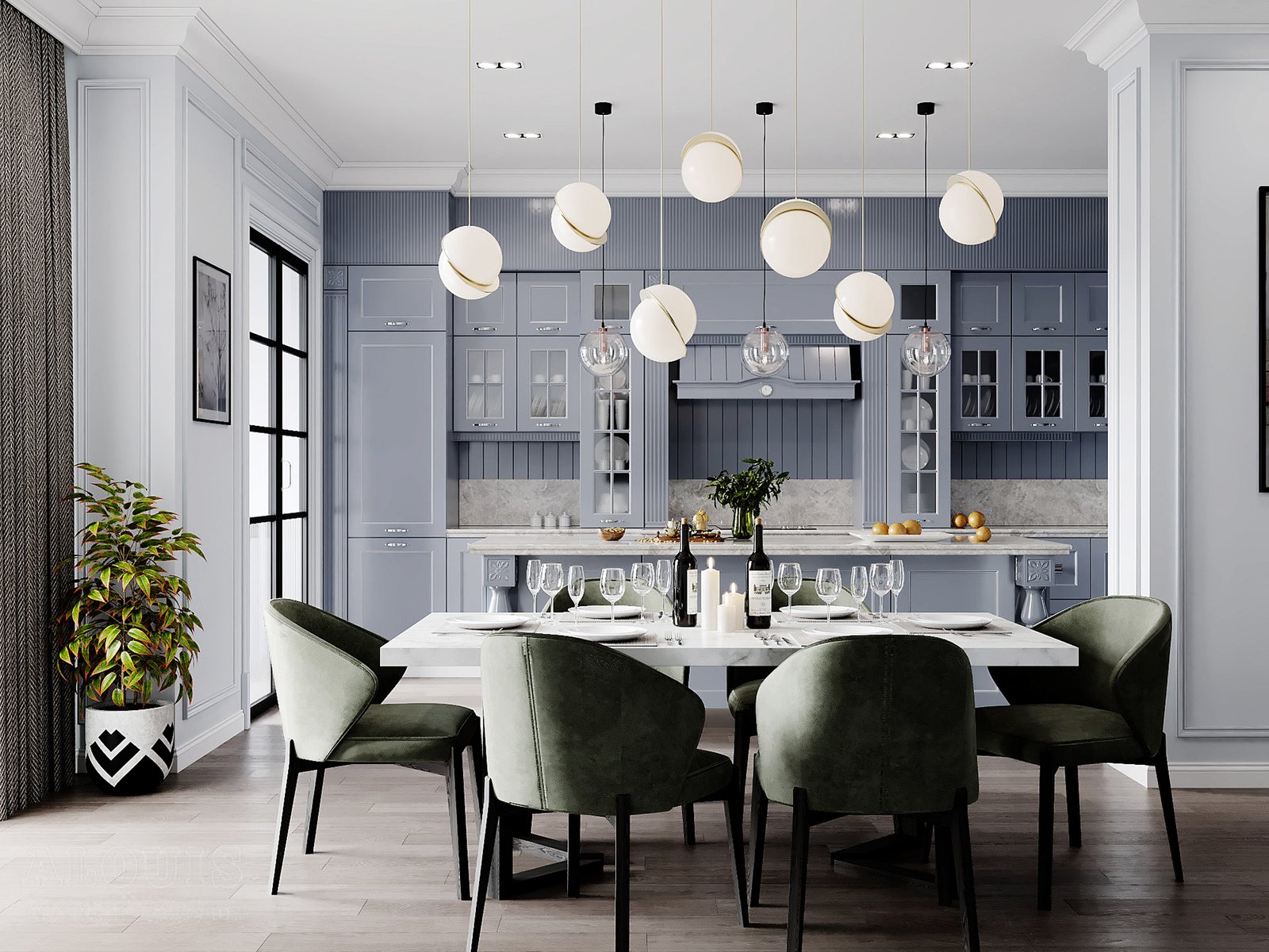 Tủ bếp đẹp GIA TRƯỜNG AN chuyên thi công tủ bếp đẹp