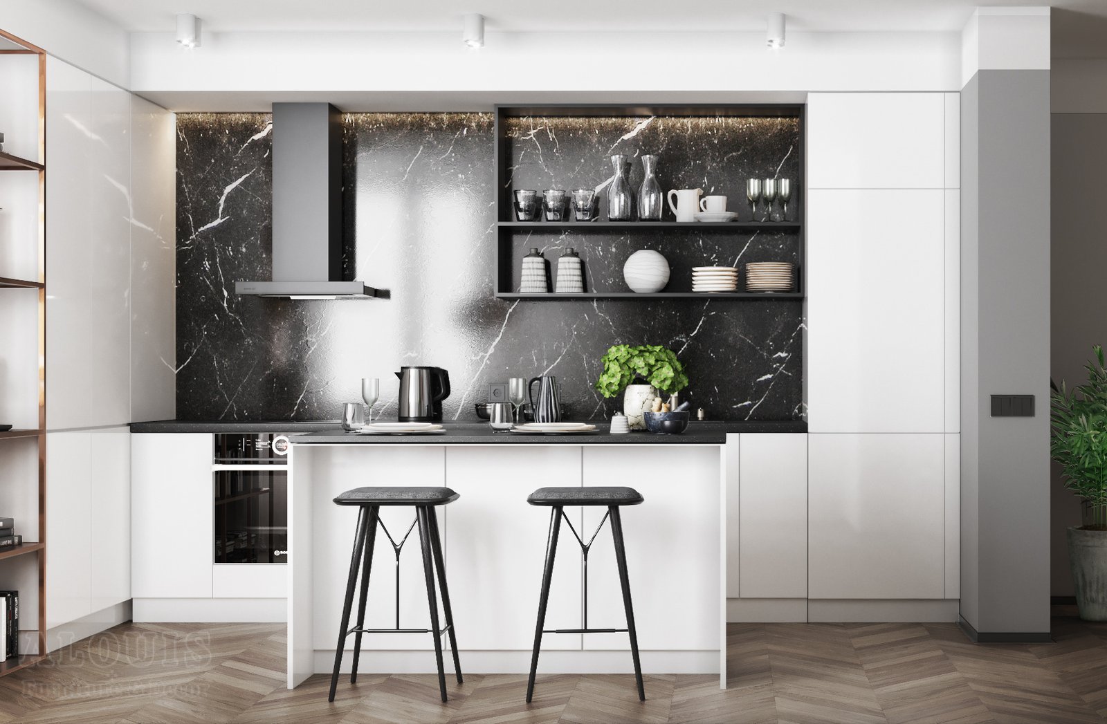 Tủ bếp đẹp GIA TRƯỜNG AN chuyên thi công tủ bếp đẹp