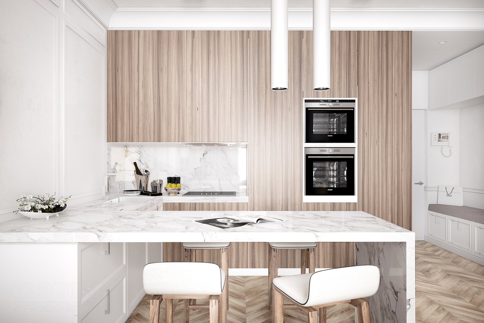 Tủ bếp đẹp GIA TRƯỜNG AN chuyên thi công tủ bếp đẹp