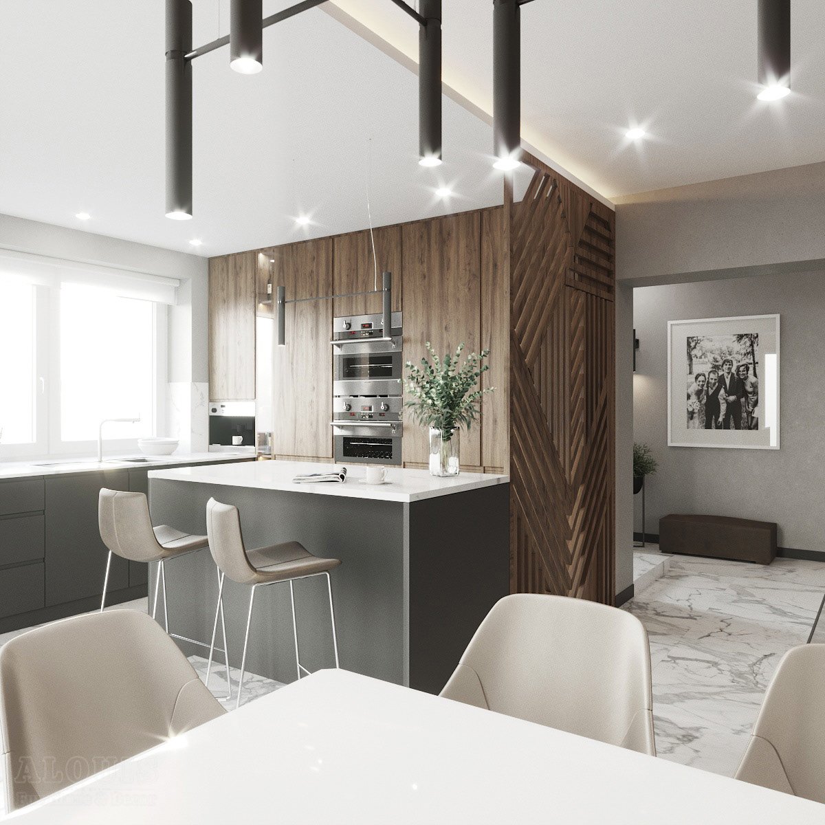 Tủ bếp đẹp GIA TRƯỜNG AN chuyên thi công tủ bếp đẹp