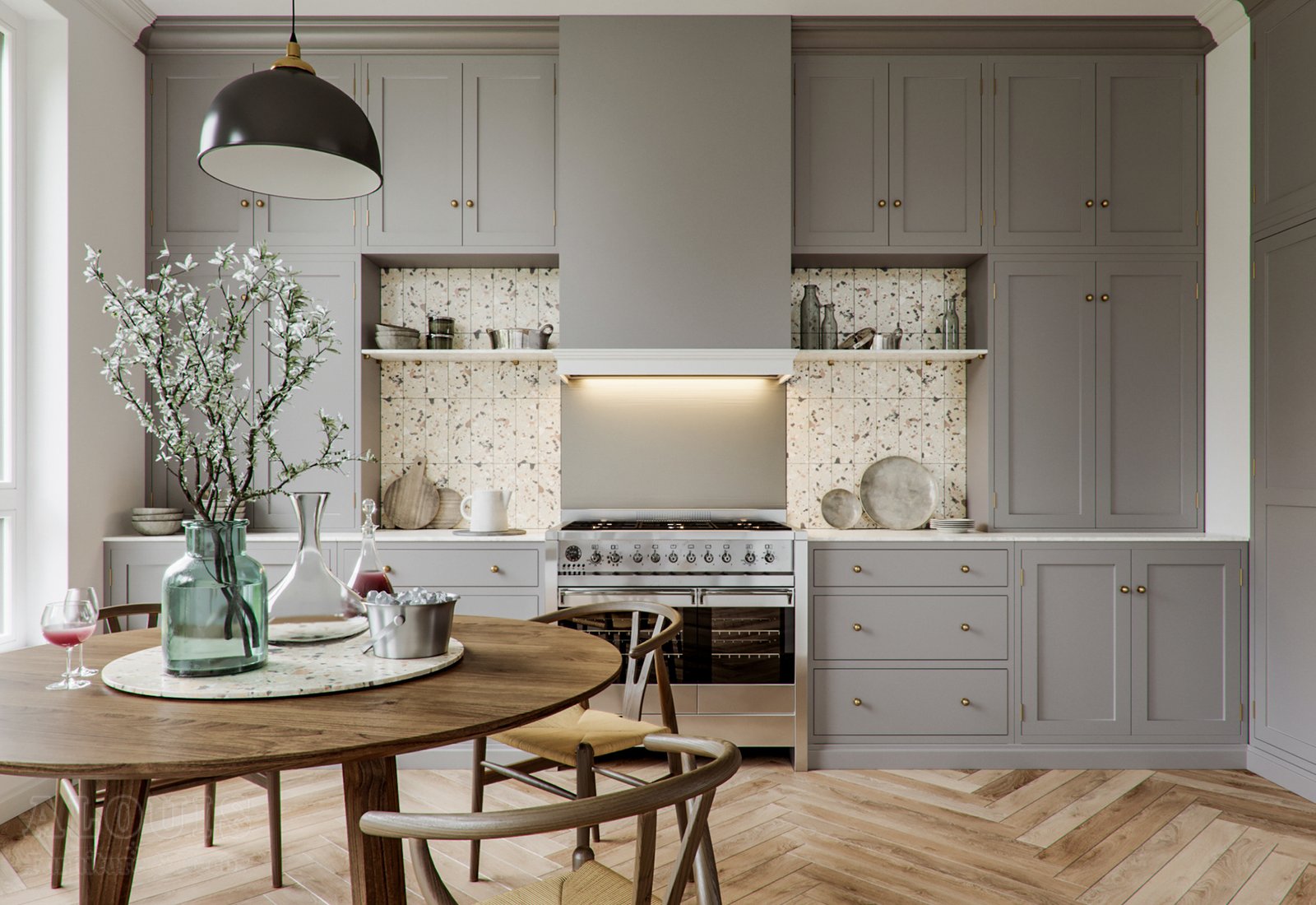 Tủ bếp đẹp GIA TRƯỜNG AN chuyên thi công tủ bếp đẹp