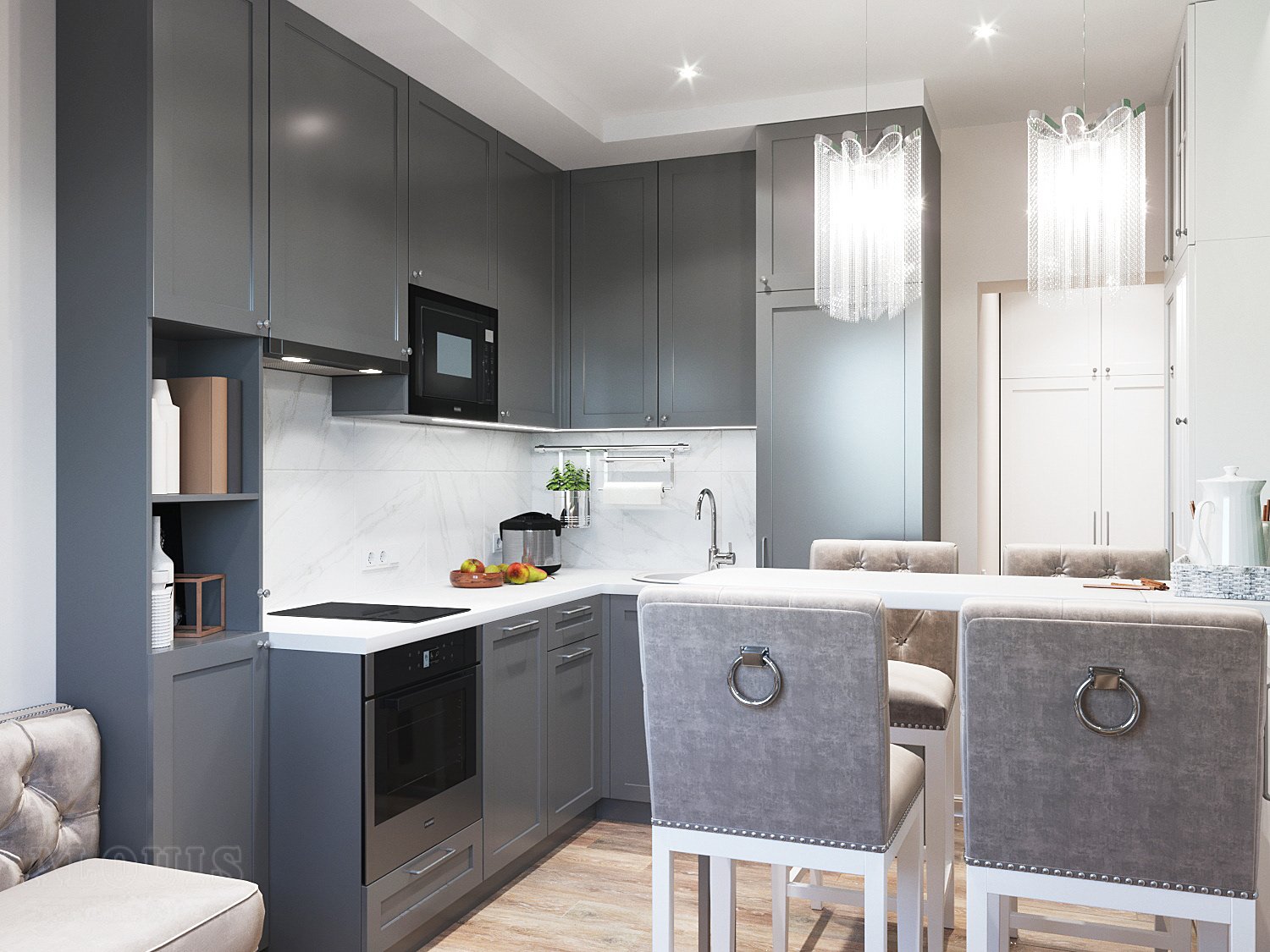 Tủ bếp đẹp GIA TRƯỜNG AN chuyên thi công tủ bếp đẹp