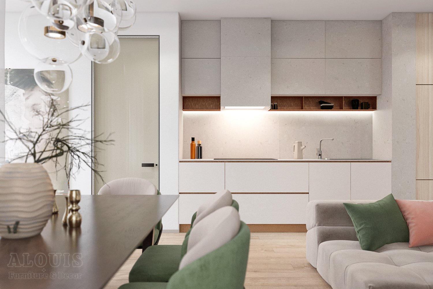 Tủ bếp đẹp GIA TRƯỜNG AN chuyên thi công tủ bếp đẹp