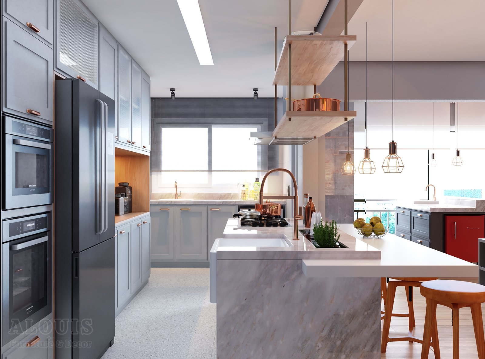 Tủ bếp đẹp GIA TRƯỜNG AN chuyên thi công tủ bếp đẹp