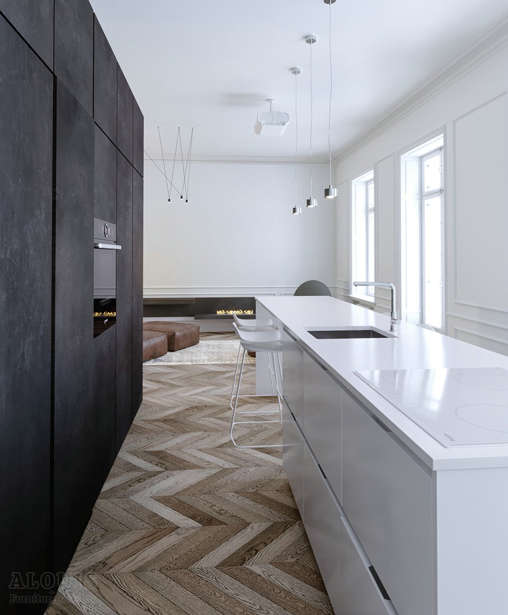 Tủ bếp đẹp GIA TRƯỜNG AN chuyên thi công tủ bếp đẹp