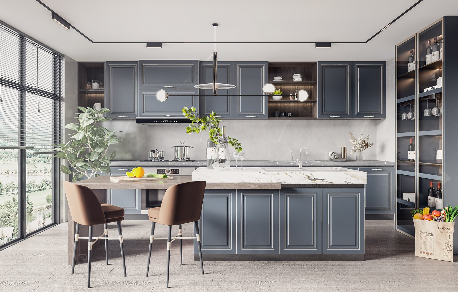 Tủ bếp đẹp GIA TRƯỜNG AN chuyên thi công tủ bếp đẹp