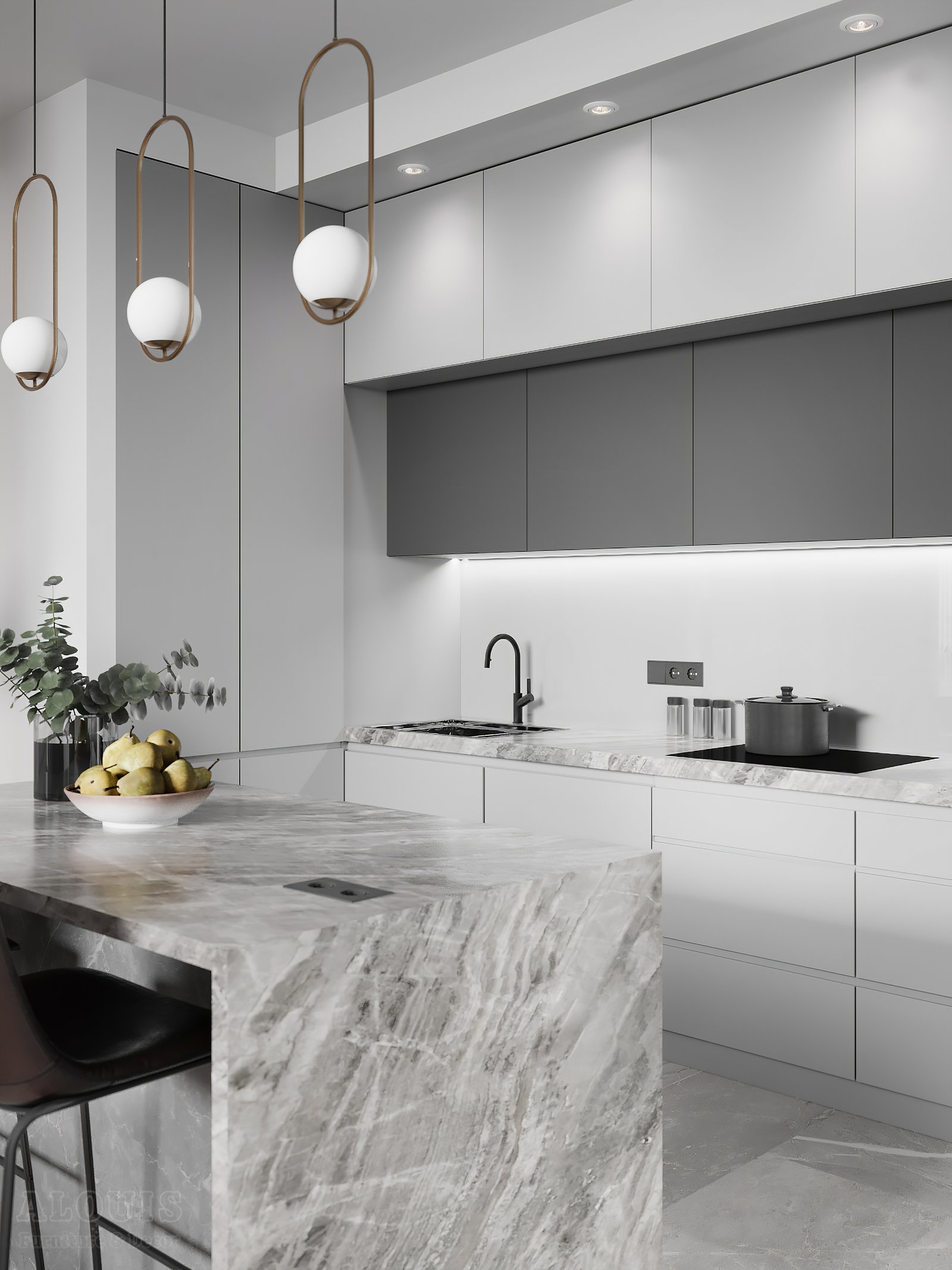 Tủ bếp đẹp GIA TRƯỜNG AN chuyên thi công tủ bếp đẹp