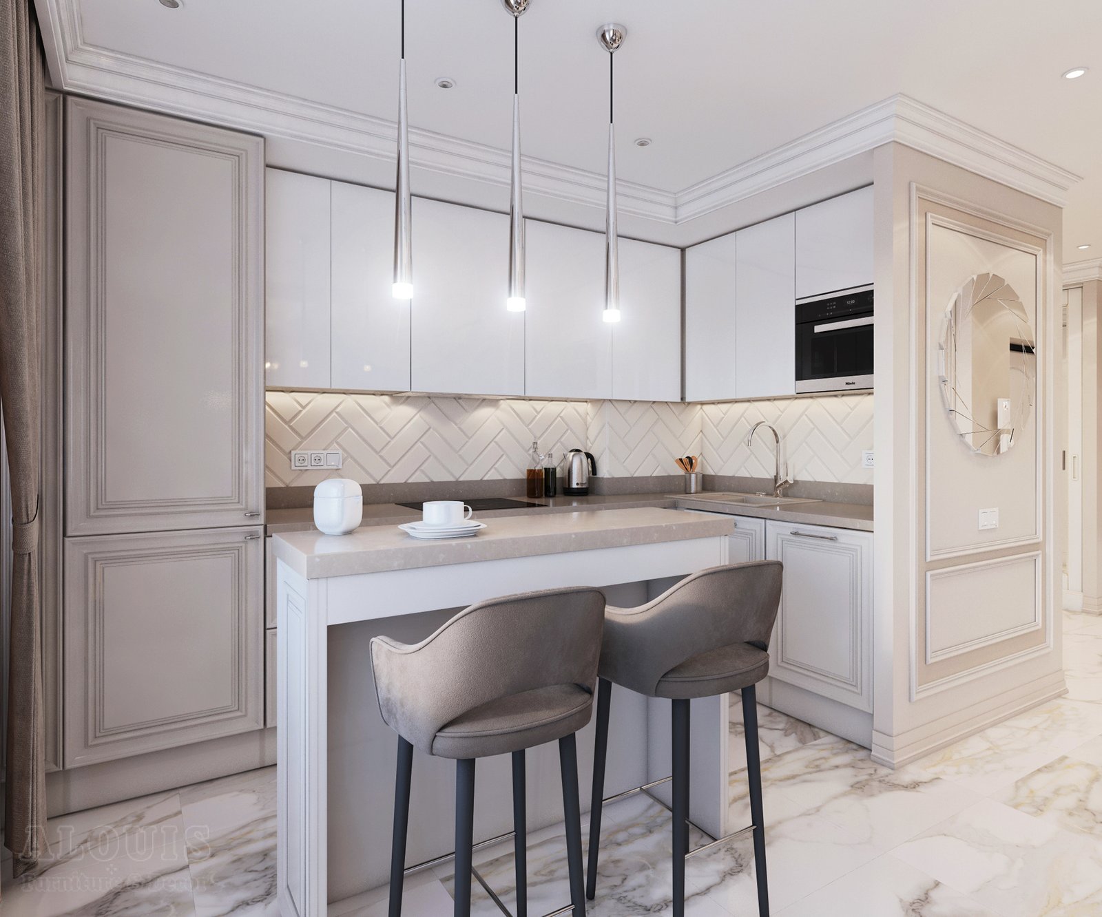 Tủ bếp đẹp GIA TRƯỜNG AN chuyên thi công tủ bếp đẹp