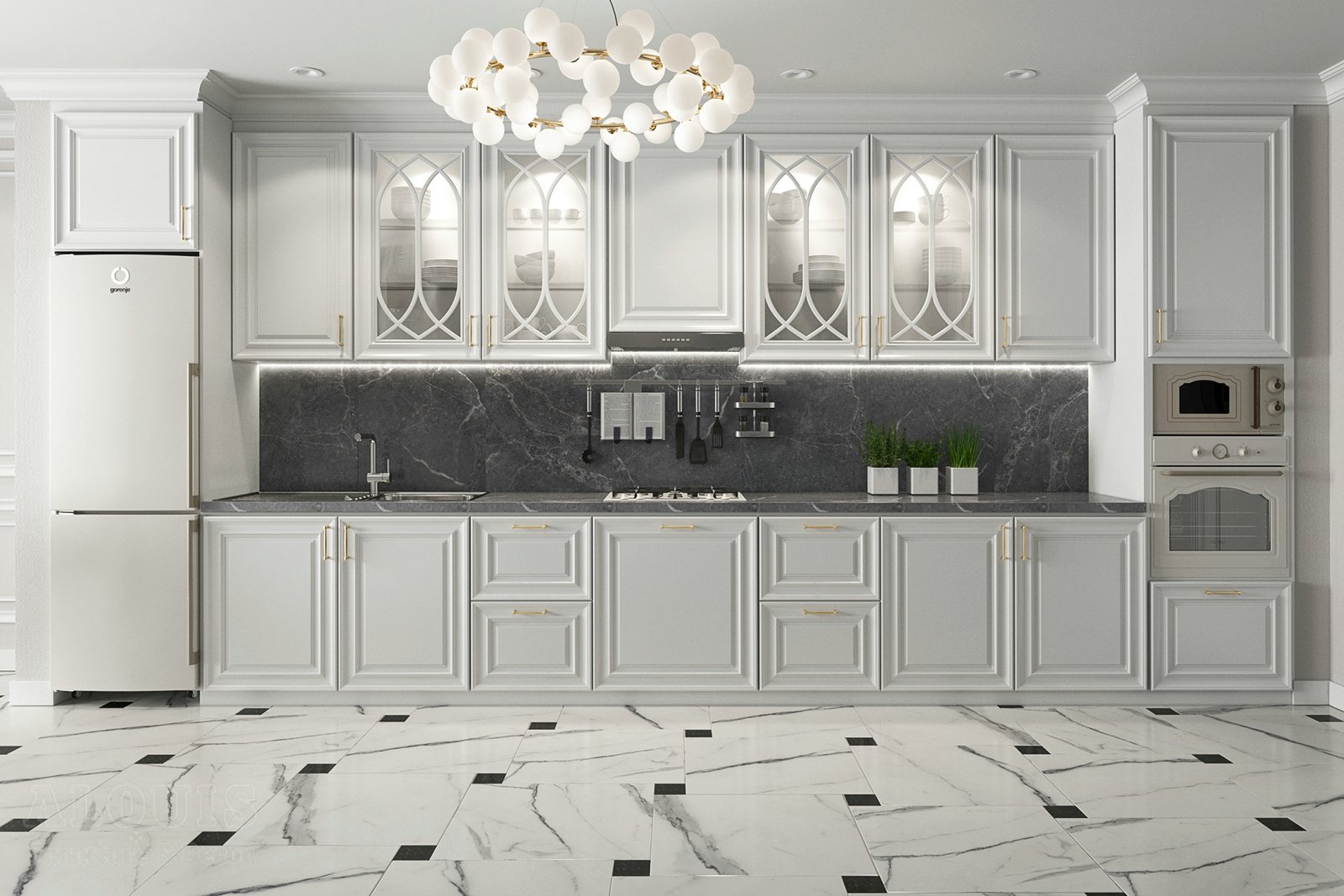 Tủ bếp đẹp GIA TRƯỜNG AN chuyên thi công tủ bếp đẹp