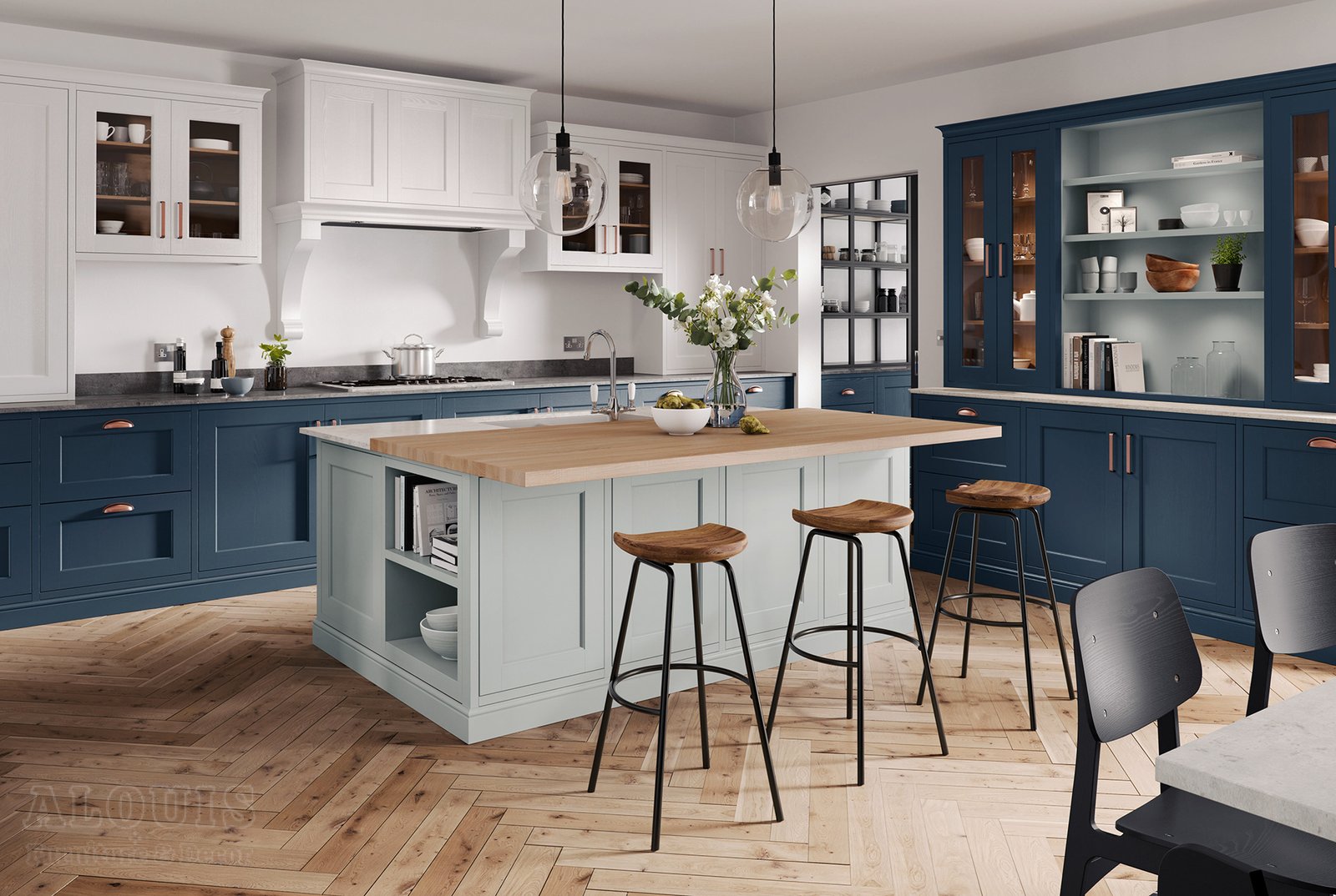 Tủ bếp đẹp GIA TRƯỜNG AN chuyên thi công tủ bếp đẹp