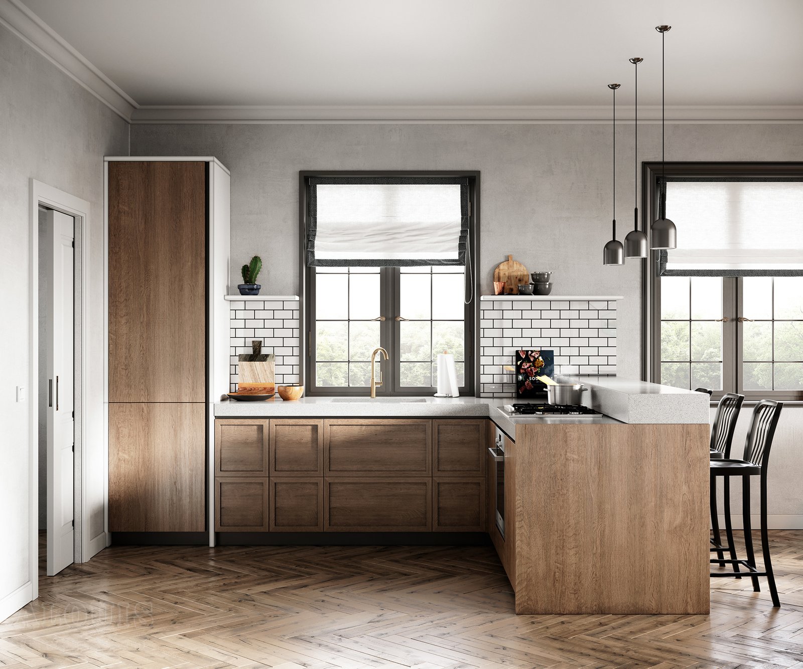 Tủ bếp đẹp GIA TRƯỜNG AN chuyên thi công tủ bếp đẹp